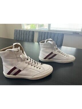 Bally Oldani Men’s High Top Sneakers – Made in Italy US 8.5 EU 41.5